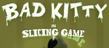 Bad Kitty in Slicing Game logo