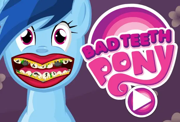 Bad Teeth Pony logo