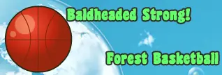 Baldheaded Strong! Forest Basketball logo