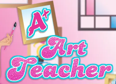 Barbie A+ Art Teacher logo