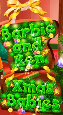Barbie And Ken Xmas Babies logo