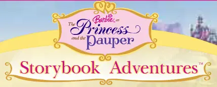 Barbie as the Princess and the Pauper Storybook Adventures logo