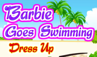 Barbie Goes Swimming Dress Up logo