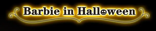 Barbie in Halloween logo