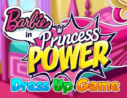 Barbie in Princess Power Dress Up Game logo