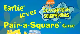 Barbie Loves SpongeBob SquarePants: Pair-A-Square logo