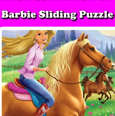 Barbie Sliding Puzzle logo