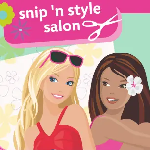 Barbie Snip n' Style Salon logo