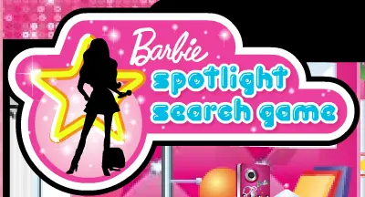 Barbie Spotlight Search Game logo