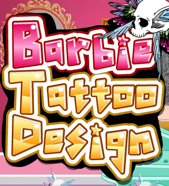 Barbie Tattoo Design logo