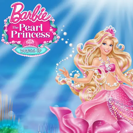 Barbie The Pearl Princess Dress Up logo