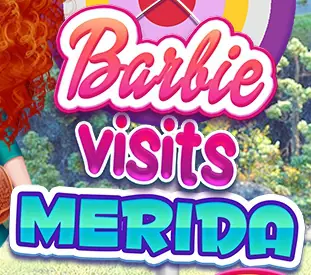 Barbie Visits Merida logo