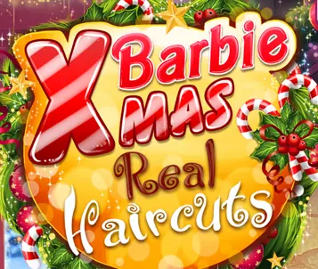 Barbie Xmas Real Haircuts logo