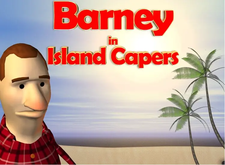 Barney in Island Capers logo