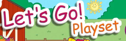 Barney's Let's Go! Playset logo