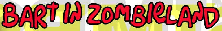 Bart in Zombieland logo