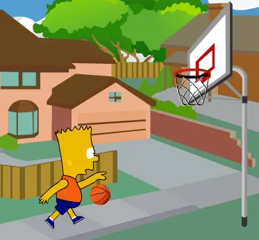 Bart Simpson Basketball logo