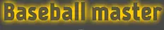 Baseball master logo