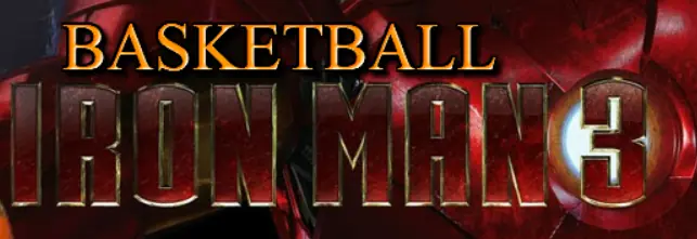 Basketball Iron Man 3 logo