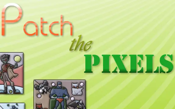Batman Patch the Pixels logo