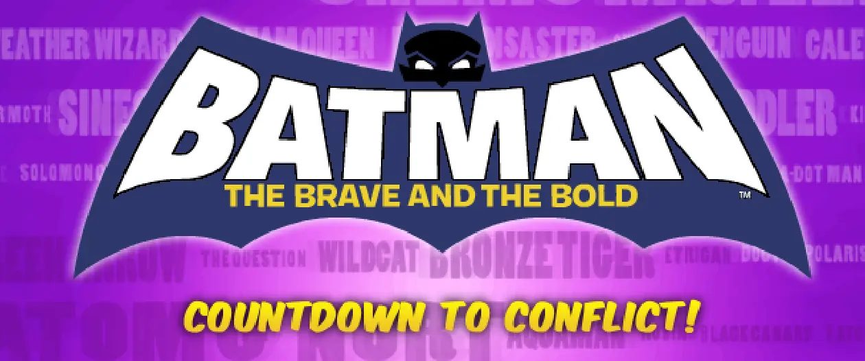 Batman The Brave And The Bold: Countdown To Conflict! logo