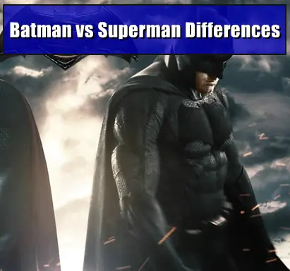 Batman vs Superman Differences logo