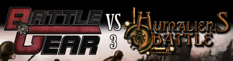 Battle Gear vs Humaliens Battle 3 logo