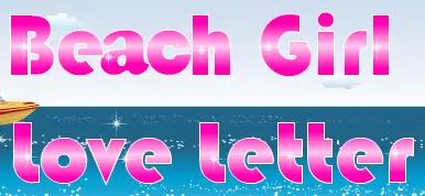 Beach Girl Love Letter logo