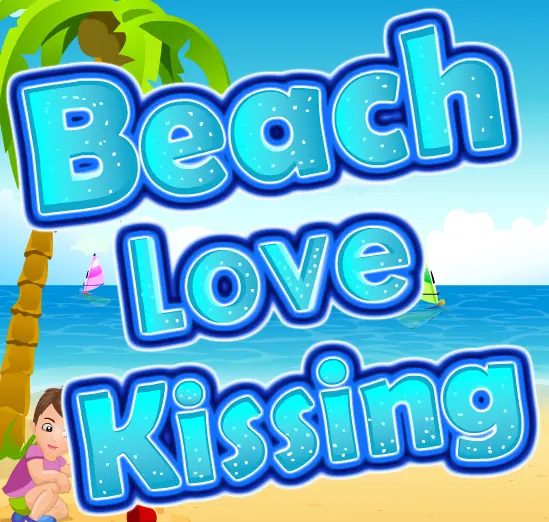 Beach Love Kissing logo