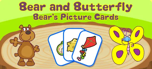 Bear and Butterfly: Bear's Picture Cards logo