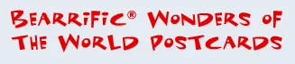 Bearrific Wonders of the World Postcards logo