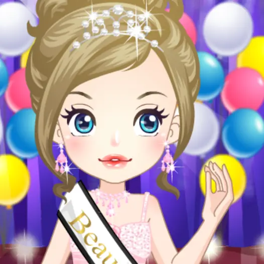 Beauty Pageant Dress Up Game logo