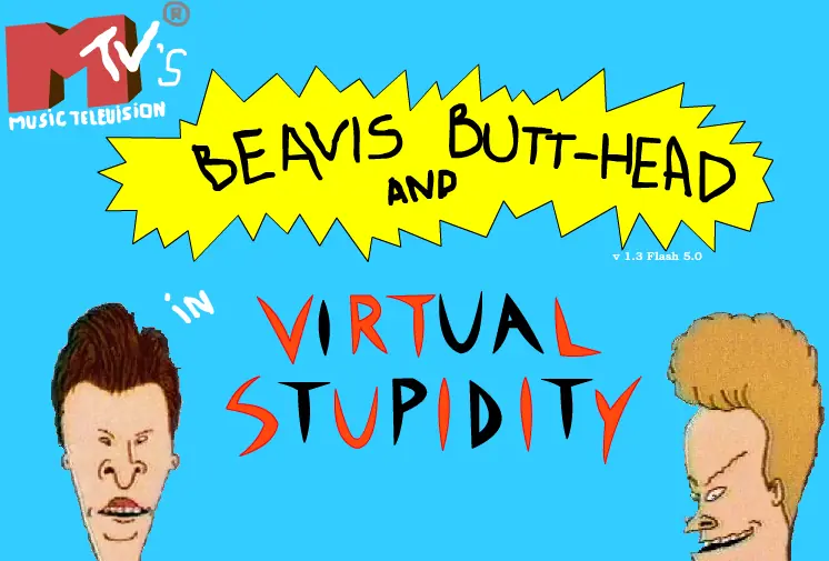 Beavis and Butt-Head in Virtual Stupidity logo