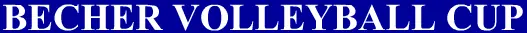 Becher Volleyball Cup logo