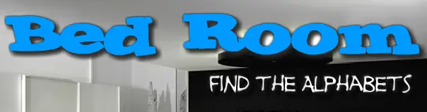 Bed Room - Find the Alphabets logo