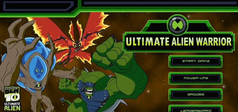 Ben 10 Ultimate Alien: Ultimate Alien Warrior logo
