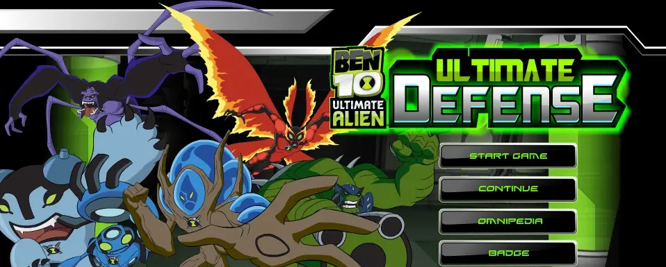 Ben 10 Ultimate Alien: Ultimate Defense logo