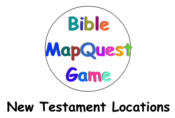 Bible MapQuest Game: New Testament Locations logo