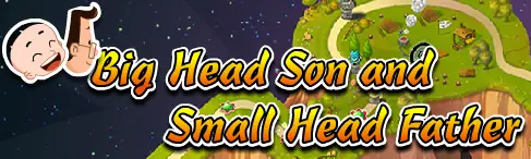 Big Head Son and Small Head Father logo