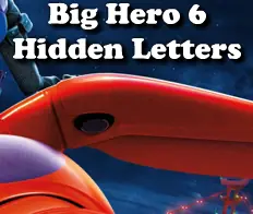 Big Hero 6 Hidden Letters logo