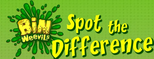 Bin Weevils Spot the Difference logo