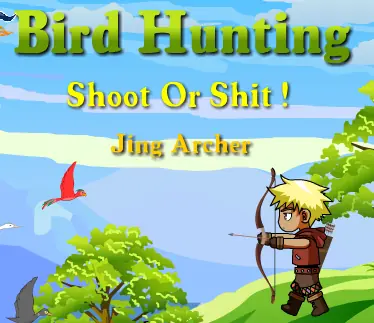 Bird Hunting Shoot or Shit! Jing Archer logo