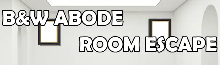 Black and White Abode Room Escape logo