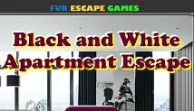 Black and White Apartment Escape logo