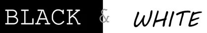 Black & White logo