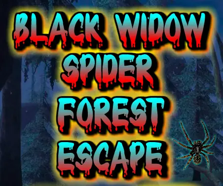 Black Widow Spider Forest Escape logo