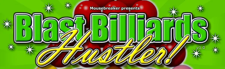 Blast Billiards Hustler! logo