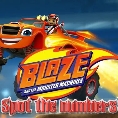 Blaze and the Monster Machines: Spot the Numbers logo