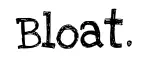 Bloat logo