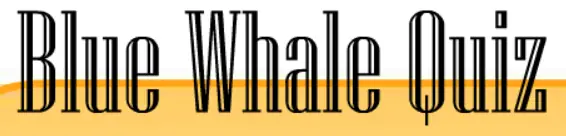 Blue Whale Quiz logo